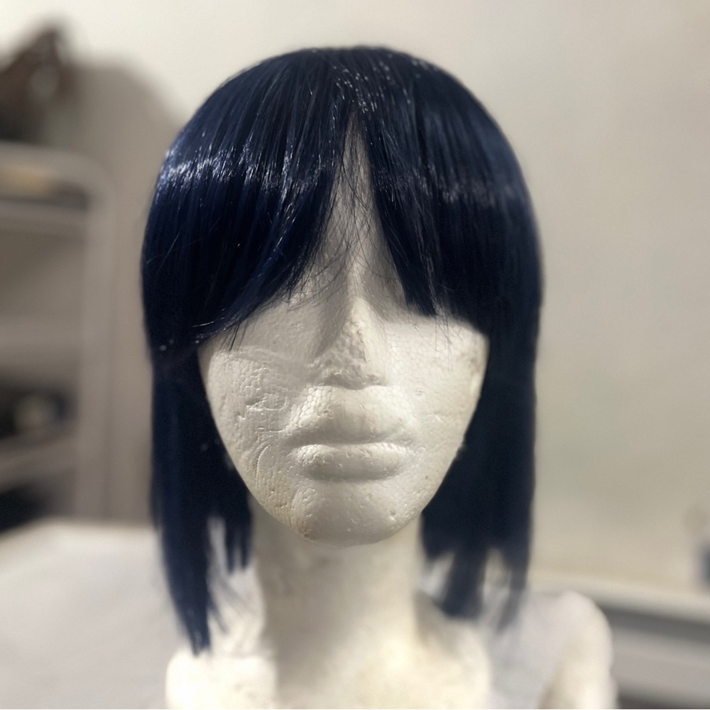 Deep Navy Blue Synthetic Wig